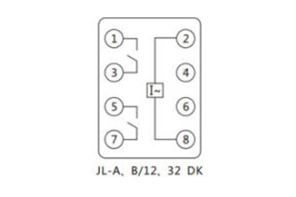 JL-A-32DK內(nèi)部接線(xiàn)及外引端子圖（正視圖）1.jpg